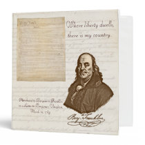 B. Franklin: Liberty & Country - Binder binders