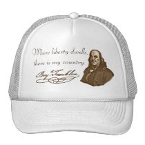 B. Franklin: Liberty & Country - Hat #1 hats