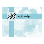 B is for baby... postcard