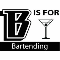 B Is For Bartending Photo Cutout