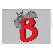 B Is For Bat cards
