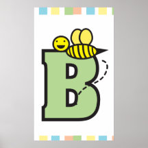 B is for Bee Poster