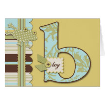 B is for Boy Card