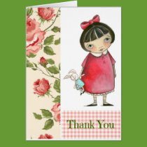 B is for Bunny Thank You's - Blank notecards cards