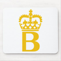 B - Letter - Name Mouse Mats