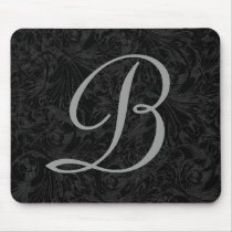 B :: Monogram B Elegant Mouse Pad