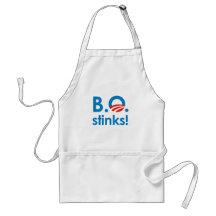 B.O. Stinks / Anti-Obama Aprons