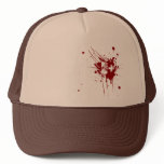B Positive Blood Type Donation Vampire Zombie Mesh Hats