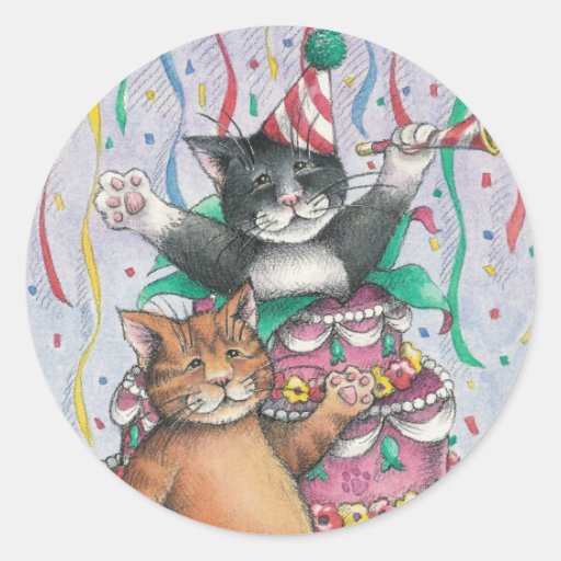 B & T #1 Birthday Sticker