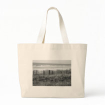 B&W Beach Canvas Bag