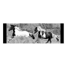 B & W  Bookmark, *make your own* Business Card Template