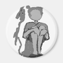 B&W_KWAK_LOGO copy Fridge Magnets
