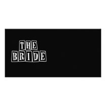 B&W Retro Stamp - The Bride