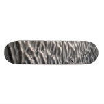 B&W sand Ripples Custom Skateboard