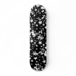 B&W Star Graffiti Custom Skateboard