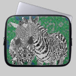 B&W Zeb & Zenya Green Computer Sleeve laptop sleeves