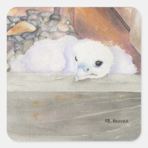 B.Weaver Orion design small square stickers