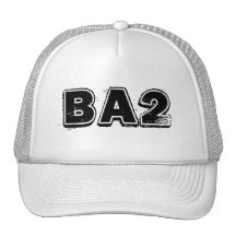 BA2 Logo Cap - White Trucker Hat