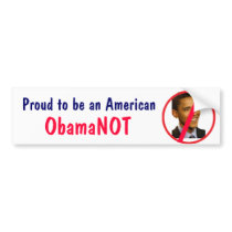BA- American Obamanot Bumper Sticker