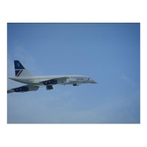 BA Concorde, take-off, Heathrow Post Card