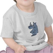 BA- Funny Rhino Baby Outfit Tee Shirts