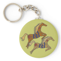 BA- Galloping Horses Keychain