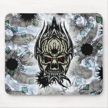 BA Skull Mouse Pad Backlit Skull 4