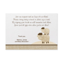 Baa Baa Sheep (Neutral colour) RSVP Enclosure Card Invitation