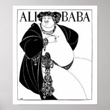 Baba d'ali, Aubrey Beardsley Posters