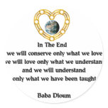 Baba Dioum Quote Sticker
