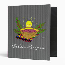 Baba's Recipes 3 Ring Binder
