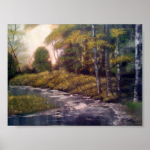 babbling brook poster