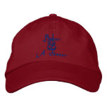 Baber Name With Gaelic Meaning Red Embroidered Baseball Cap