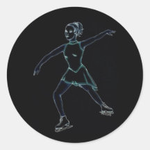 Babes on Blades Sticker