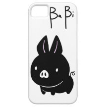 BaBi Piggy iPhone Case iPhone 5 Case