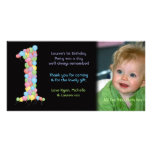 Babies 1st Birthday Thank You Photo Card