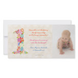 Babies Baby 1st Birthday Thank You Photo Card