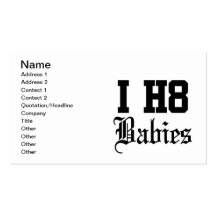 babies business card