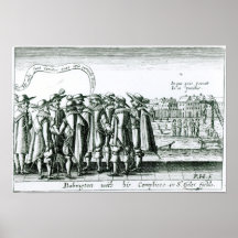 Babington with his Complices in St. Giles Print