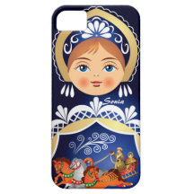 Babushka Matryoshka  Russian Doll iPhone 5 Case