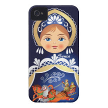 Babushka Matryoshka  Russian Doll iPhone Case Case-Mate iPhone 4 Cases