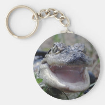 Baby Alligator Close Up -  Keychain