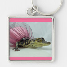 Baby Alligator Keychain - "LillyGator"