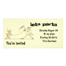 Baby and Stork Personalized Photo Card