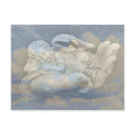 Baby Angel Wings Sleeping in God's Hand postcards