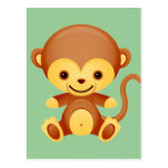 Baby Animal Monkey Postcard