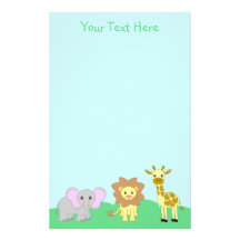 Baby Animals Stationery
