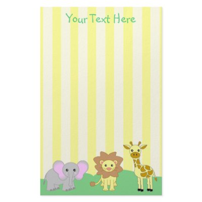 Baby Animals Stationery (TBA) by JKLDesigns