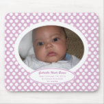 Baby Announcement Mousepad