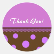 Baby Announcement Stickers :: Polk A Dot 1